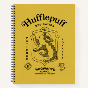 GRYFFINDOR™ Toewijding Geduld Loyaliteit Wapenschi Notitieboek