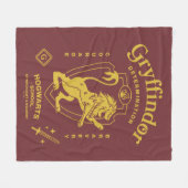 GRYFFINDOR™ Vastberadenheid Moed Dapperheid Wapen Fleece Deken (Voorkant (Horizontaal))