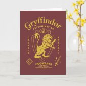 GRYFFINDOR™ Vastberadenheid Moed Dapperheid Wapen Kaart (Gele Bloem)