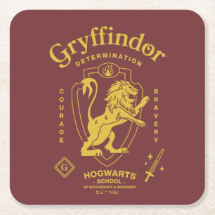 GRYFFINDOR™ Vastberadenheid Moed Dapperheid Wapen  Kartonnen Onderzetters