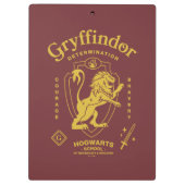 GRYFFINDOR™ Vastberadenheid Moed Dapperheid Wapen Klembord (Achterkant)