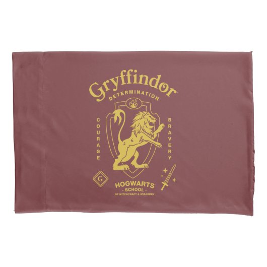 GRYFFINDOR™ Vastberadenheid Moed Dapperheid Wapen Kussensloop (Voorkant)