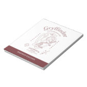 GRYFFINDOR™ Vastberadenheid Moed Dapperheid Wapen Notitieblok (Linkerzijde)