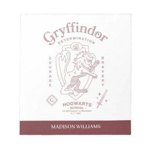 GRYFFINDOR™ Vastberadenheid Moed Dapperheid Wapen Notitieblok