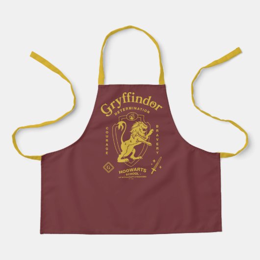 GRYFFINDOR™ Vastberadenheid Moed Dapperheid Wapen Schort (Voorkant)