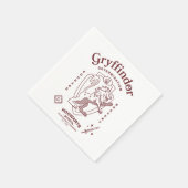 GRYFFINDOR™ Vastberadenheid Moed Dapperheid Wapen Servet (Hoek)