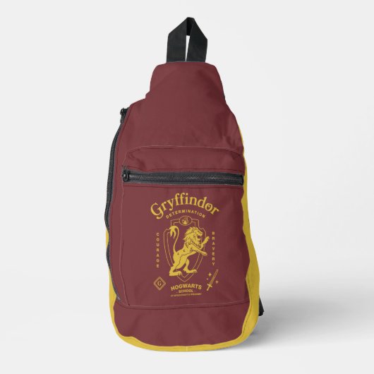 GRYFFINDOR™ Vastberadenheid Moed Dapperheid Wapen Sling Bag (Voorkant)