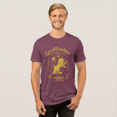 GRYFFINDOR™ Vastberadenheid Moed Dapperheid Wapen Tri-Blend Shirt (Voorkant volledig)