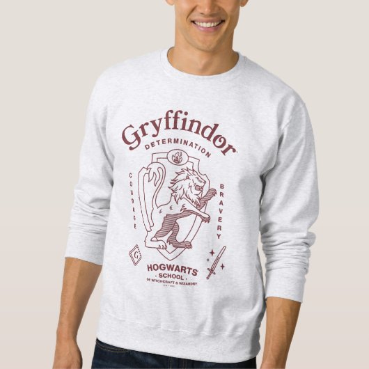 GRYFFINDOR™ Vastberadenheid Moed Dapperheid Wapen Trui (Voorkant)