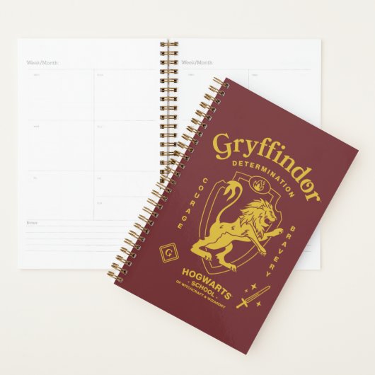 GRYFFINDOR™ Vastberadenheid Moed Dapperheid Wapene Planner (Display)