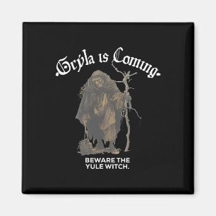 Gryla komt oppassen voor de Yule Witch IJslands CH Magneet