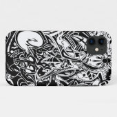 GRYM - Abstracte zwart-witkunst Case-Mate iPhone Case (Achterkant (horizontaal))