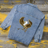 Gryphon Fantasie Griffin Mythologie Denim Jacket