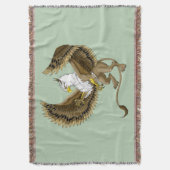 Gryphon Fantasy Griffin Mythologie Deken (Voorkant Verticaal)