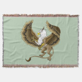 Gryphon Fantasy Griffin Mythologie Deken (Voorkant)