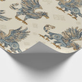 Gryphon Hiërogliefen Inpakpapier (Hoek)