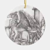 gryphon.jpg keramisch ornament (Voorkant)