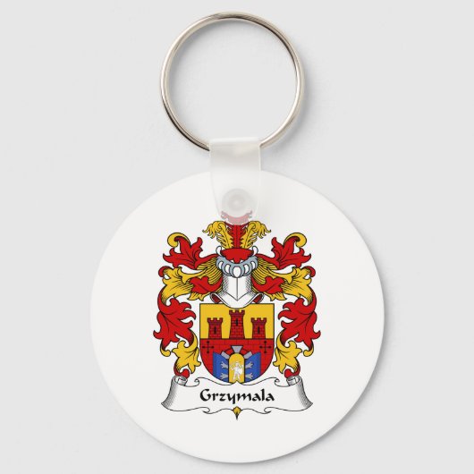 Grzymala Family Crest Sleutelhanger (Voorkant)