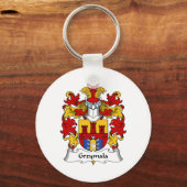 Grzymala Family Crest Sleutelhanger (Voorkant)