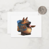 GS backpacker Notitiekaartje (Voorkant / Achterkant in situ)