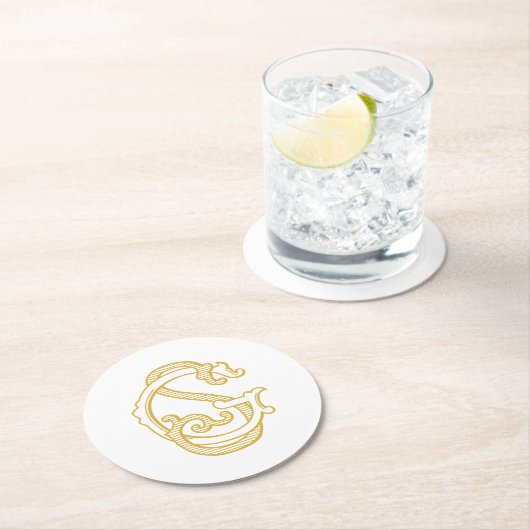 GS Monogram of SG Monogram Onderzetter (Insitu)