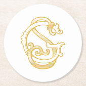 GS Monogram of SG Monogram Onderzetter (Voorkant)