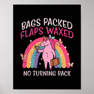 Gs Verpakte Eenhoring Grappig Ongepast Vakantie Vr Poster