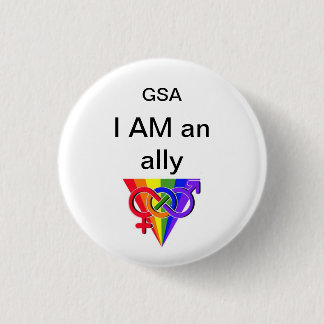 GSA Ally Pin Ronde Button 3,2 Cm