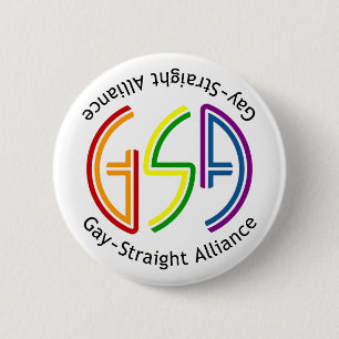 GSA Neon Ronde Lichte Button