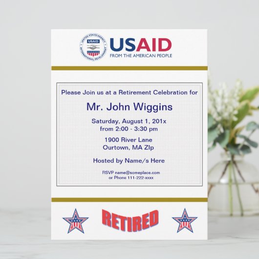 GSA Uitnodiging tot uittreding (Staand voorkant)