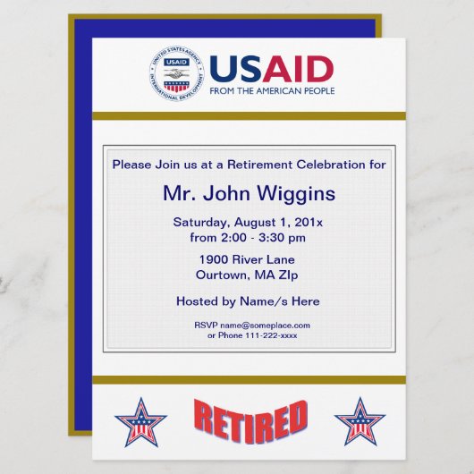 GSA Uitnodiging tot uittreding (Voorkant / Achterkant)