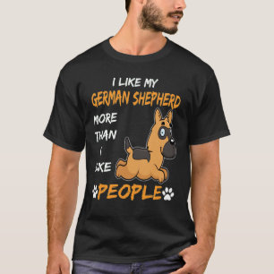 GSD010 - Ik hou meer van mijn Duitse herder dan ik T-shirt