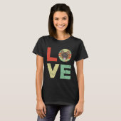 GSD052 - German Shepherd Love T-shirt (Voorkant volledig)