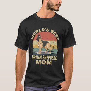 GSD082 - De beste Duitse Vintage van Shepherd Mam T-shirt