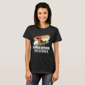GSD119 - German Shepherd Grandma T-shirt (Voorkant volledig)