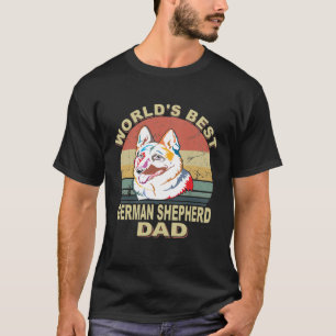 GSD134 - De beste Duitse Vintage van Shepherd Dad  T-shirt