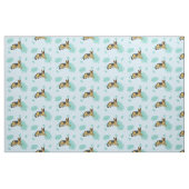 gsd blue palms stof (Fat Quarter)