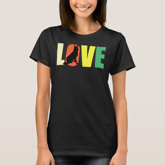 Gsd German Shepherd Dog Gsd Dog Owner T-shirt (Voorkant)