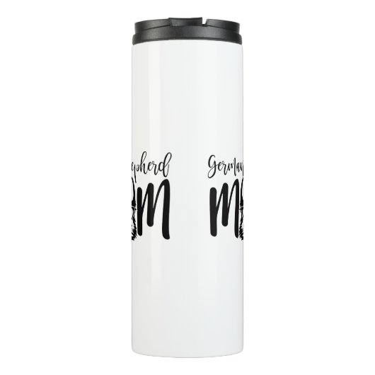 GSD German Shepherd Mam op Thermosbeker (Achterkant)