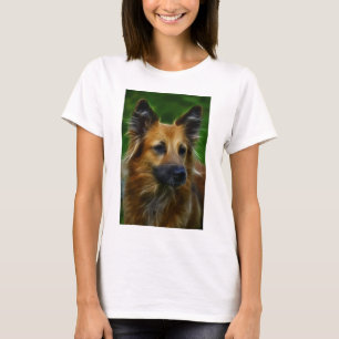 GSD German Shepherd pic T-shirt
