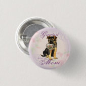 GSD Heart Ma Ronde Button 3,2 Cm (Voorkant /achterkant)