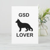 GSD Liefhebber Kaart (Staand voorkant)