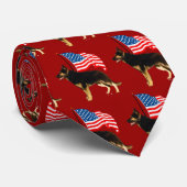 GSD met vlag-stropdas Stropdas (Opgerold)