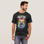 GSD moeder Sangria German Shepherd Animal T-shirt (Voorkant volledig)