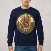 GSD Vader Crewneck Sweatshirt | Hond Vader Cadeau