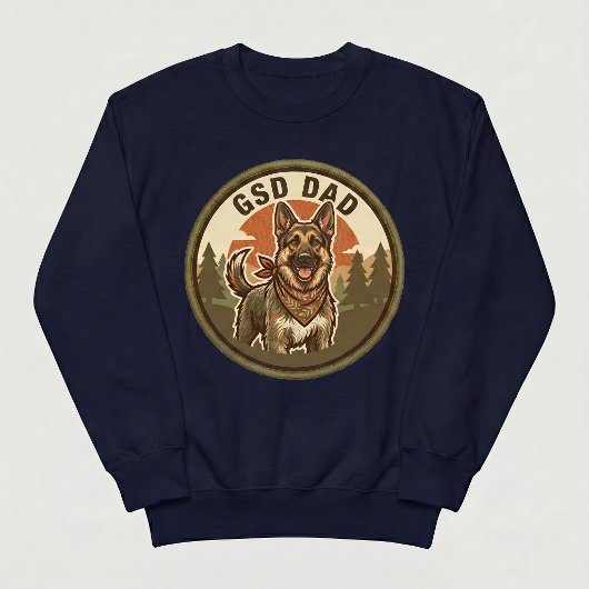 GSD Vader Crewneck Sweatshirt | Hond Vader Cadeau