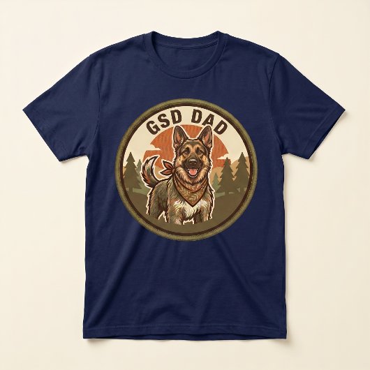 GSD Vader Tri-blend T-shirt | Duitse Herdershond V