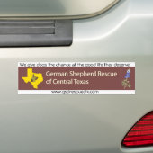 GSDrescueCTX-Bumpersticker Bumpersticker (Op auto)