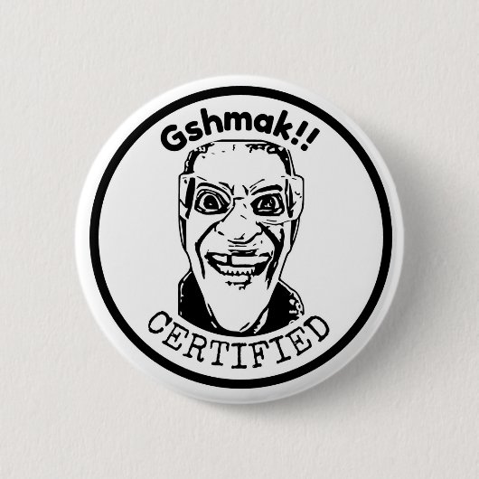 Gshmak gecertificeerde Button Pin (Voorkant)