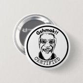 Gshmak gecertificeerde Button Pin (Voorkant /achterkant)